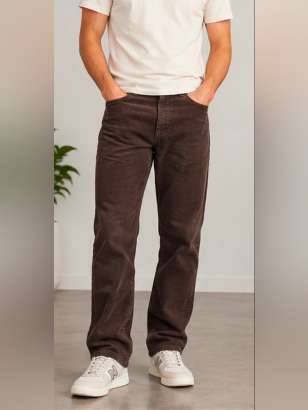 GAP Men’s Brown Corduroy Straight Pants Size 32x34